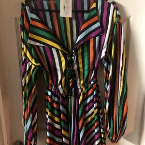 Brand new multi colored swing dress